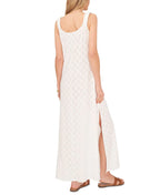 1.STATE Womens Eyelet Maxi Dress Cover-Up  Color New Ivory Size S