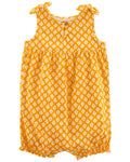 Carters Baby Girls Romper  Color Yellow Size 24M