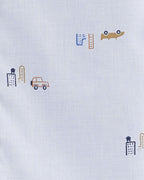 Carters Baby 2-Piece Button-Front Shirt & Khaki Pant Set  Color Print Size Newborn