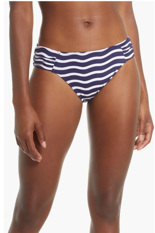 Tommy Bahama Women’s Sea Swell Reversible Hipster Bottom Swimwear  Color Mare Navy Size XS