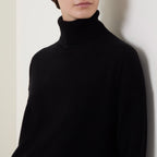 Theory Women's Karenia Turtleneck Cashmere Sweater  Color Black Size S