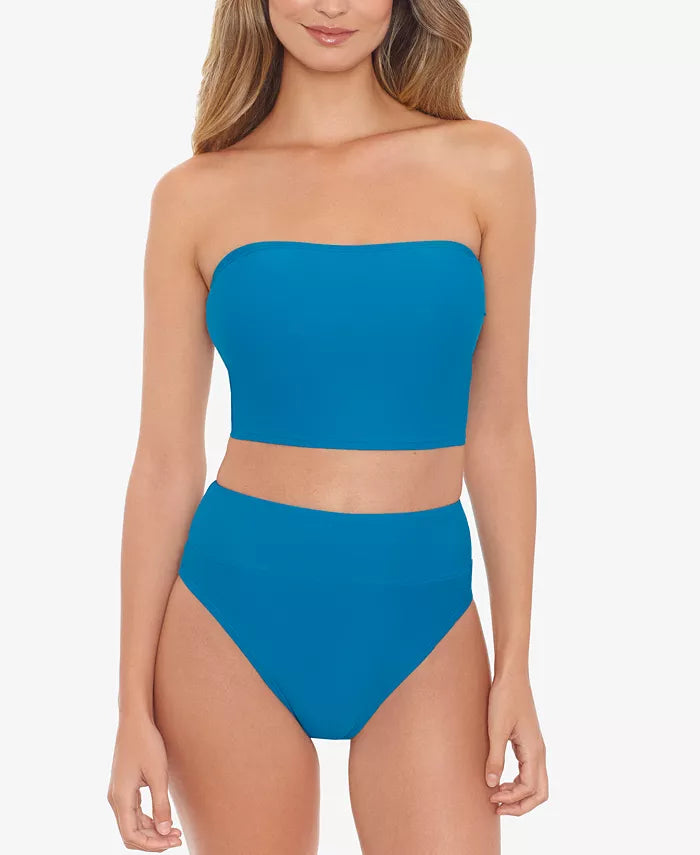 Salt Cove Juniors Tube Bikini Top  Color Teal Blue Size XS