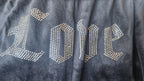 Self Esteem Juniors Velour Rhinestone Jogger  Color Black Size L