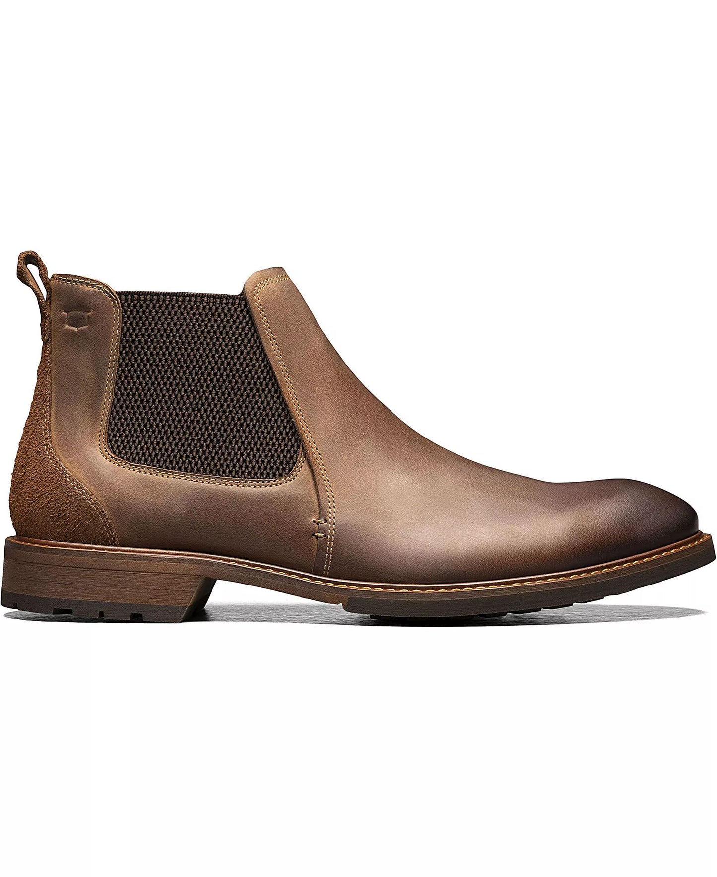 Florsheim Men's Chalet Plain Toe Gore Boots  Brown Crazy Horse Size 8