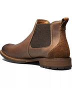 Florsheim Men's Chalet Plain Toe Gore Boots  Brown Crazy Horse Size 8