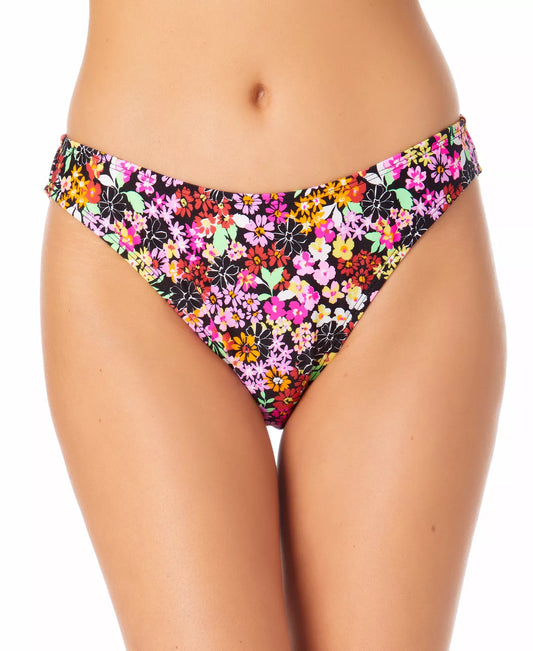 California Waves  Juniors Printed Hipster Bikini Bottom  Color Floral Multi Size XL