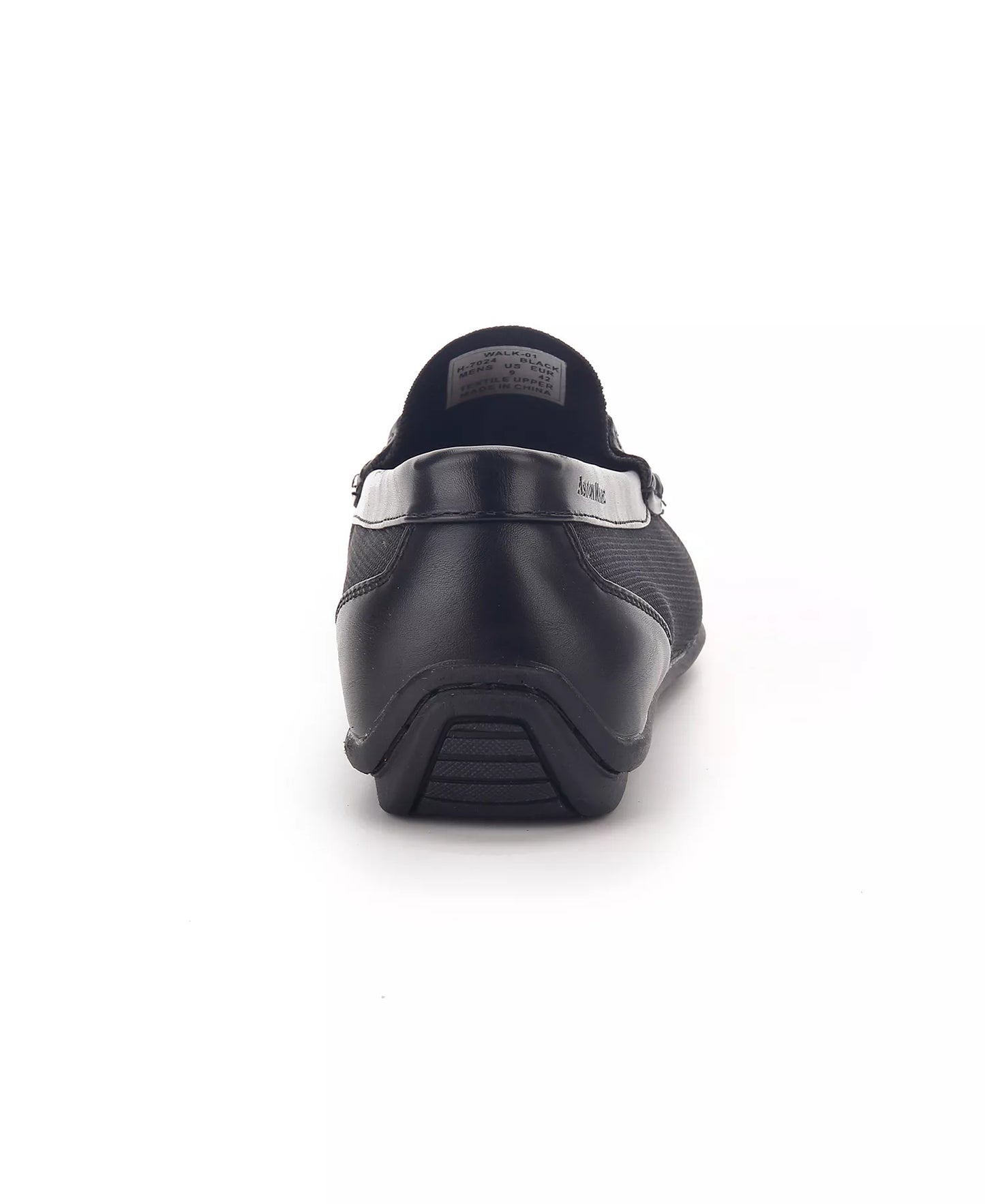 Aston Marc Men's Knit Driving Shoe Loafer  Black Size 12