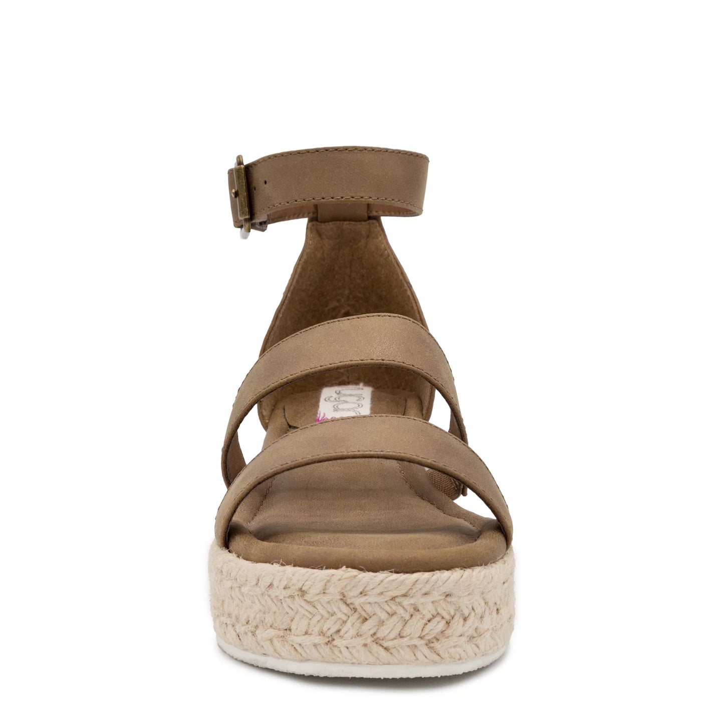 Sugar Women's Tahini Platform Wedge Sandals  Color Bronze Size 6.5M