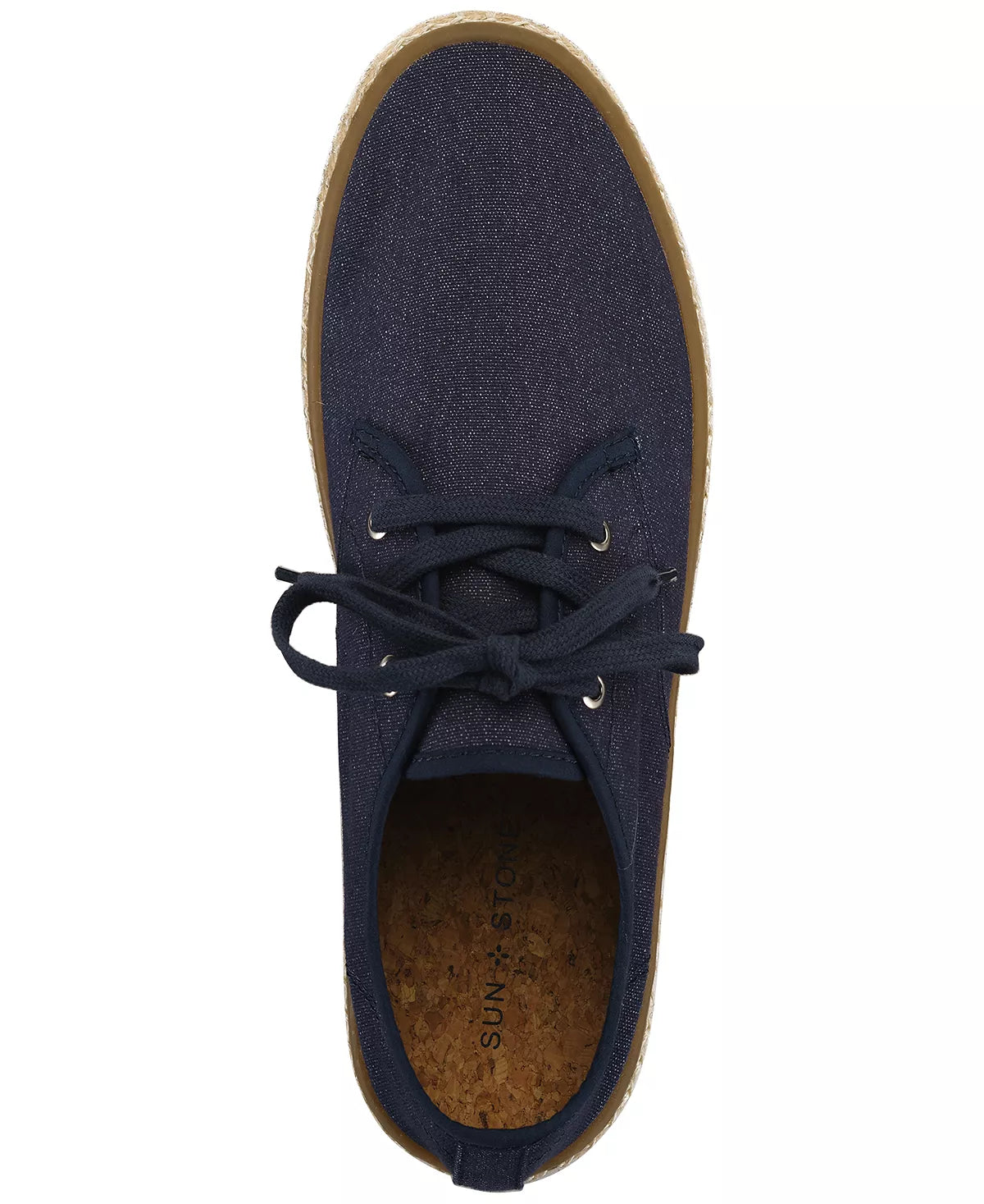 Sun + Stone Men's Zane Espadrille Sneaker  Color Navy Size 8.5M