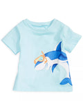 First Impressions Toddler Boys Snorkel Shark T-Shirt  Color Blue Shark 3-6 Months