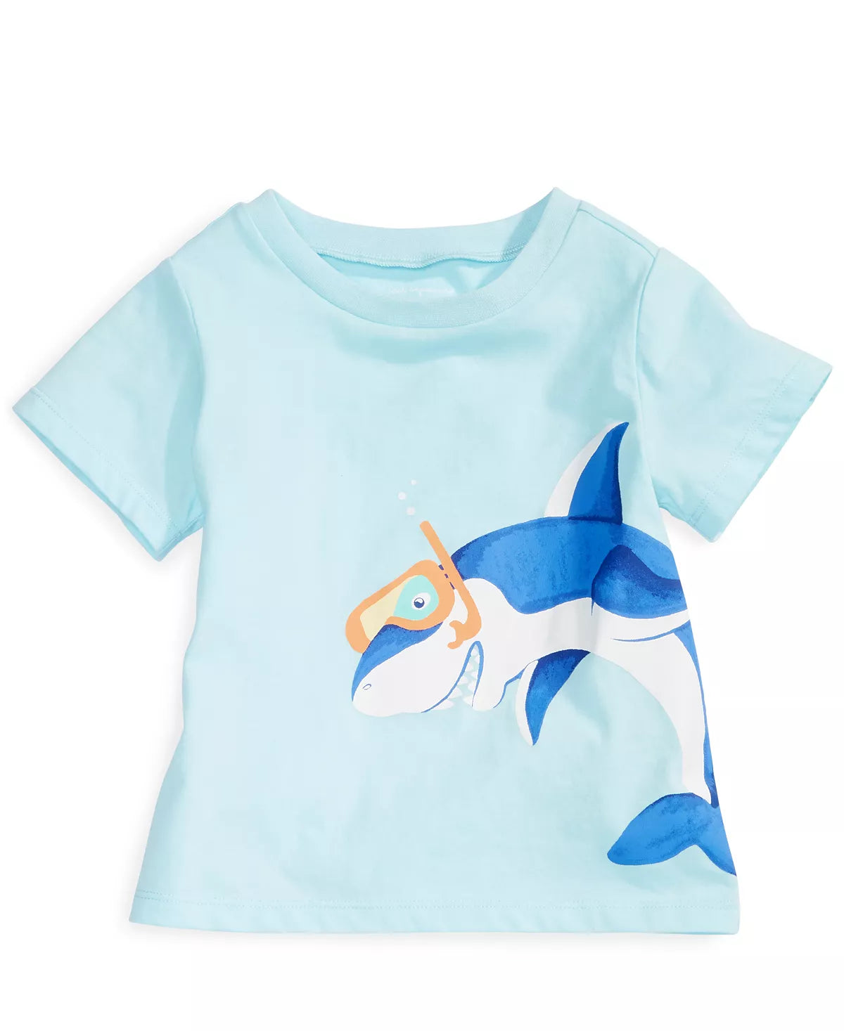 First Impressions Toddler Boys Snorkel Shark T-Shirt  Color Blue Shark 3-6 Months