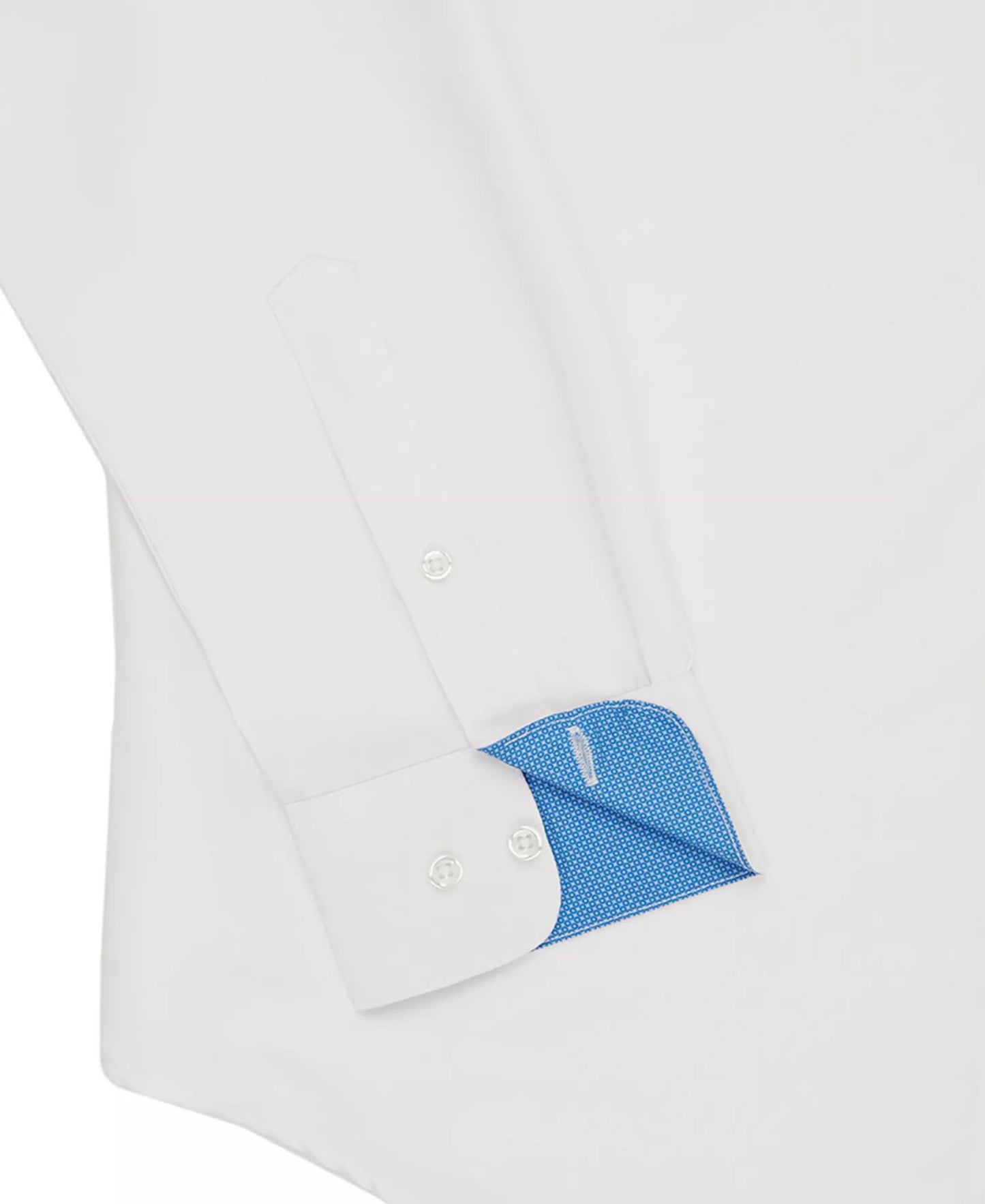 Calabrum Men's Slim-Fit Performance Dress Shirt  White Size L