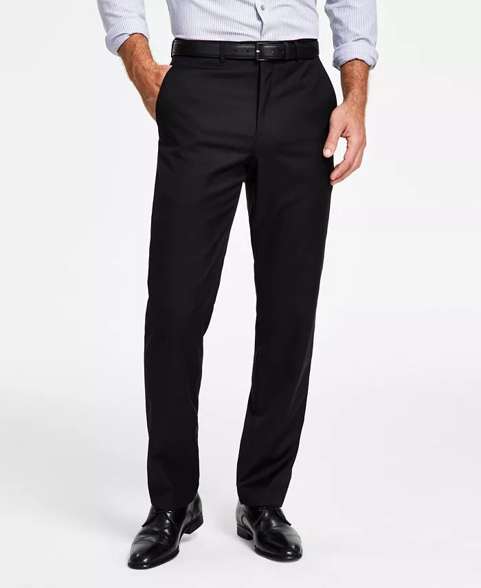 Lauren Ralph Lauren Men's Classic-Fit UltraFlex Stretch Pants  Black Solid W33xL32