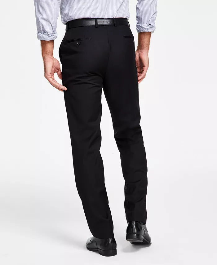 Lauren Ralph Lauren Men's Classic-Fit UltraFlex Stretch Pants  Black Solid W33xL32