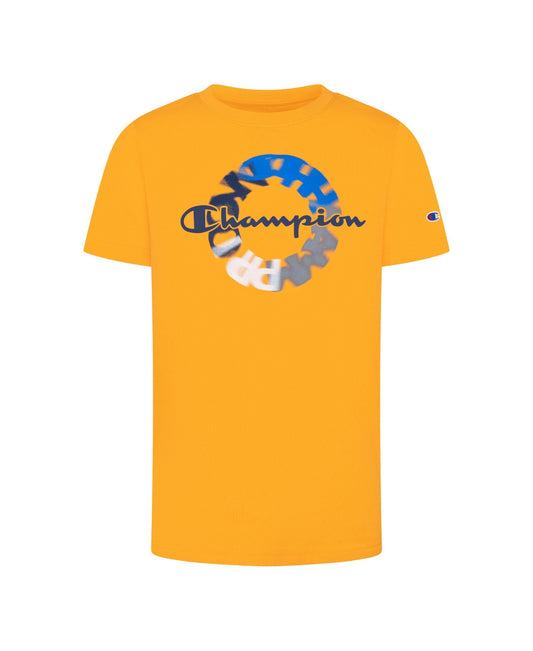 Champion Big Boys Washed Up Champion Tee  Color Sunbeam Glow Size L (14-16)