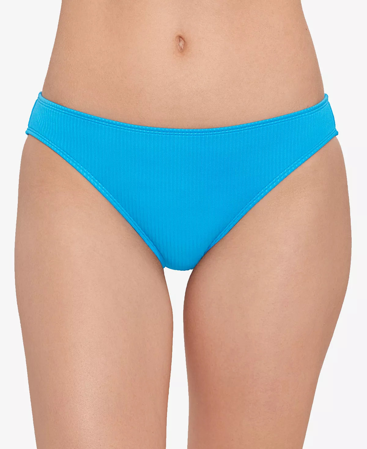 Salt + Cove Juniors Ribbed Hipster Bikini Bottoms  Color Cerulean Size M