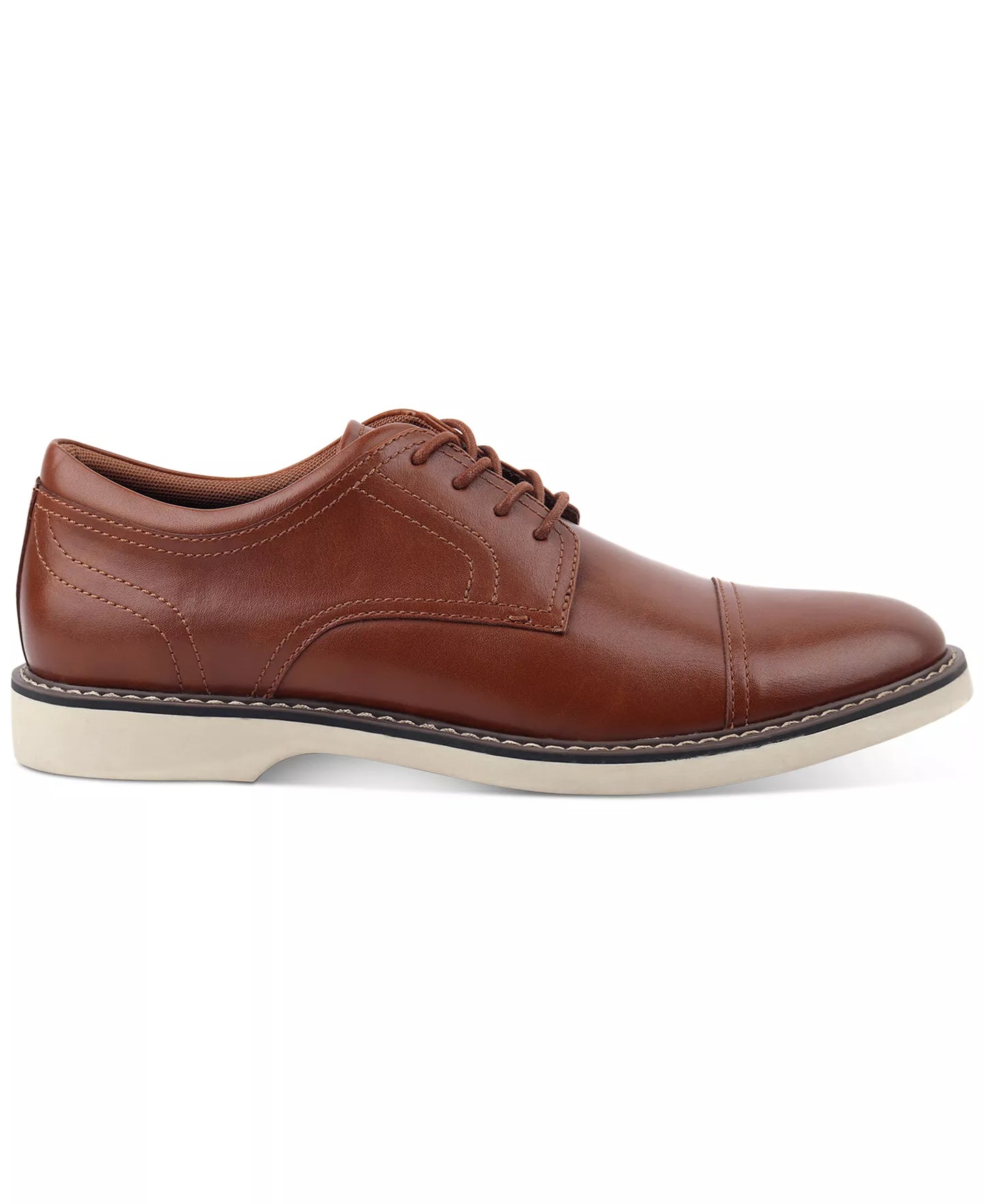 Alfani Men's Theo Cap Toe Oxford Dress Shoes  Brown Size 8