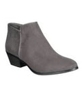 Style Co Women's Wileyy Ankle Booties  Charcoal Micro Size 10