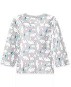 First Impressions Toddler Boys Polar Bear Party  Color Heather Sterling Size 3T