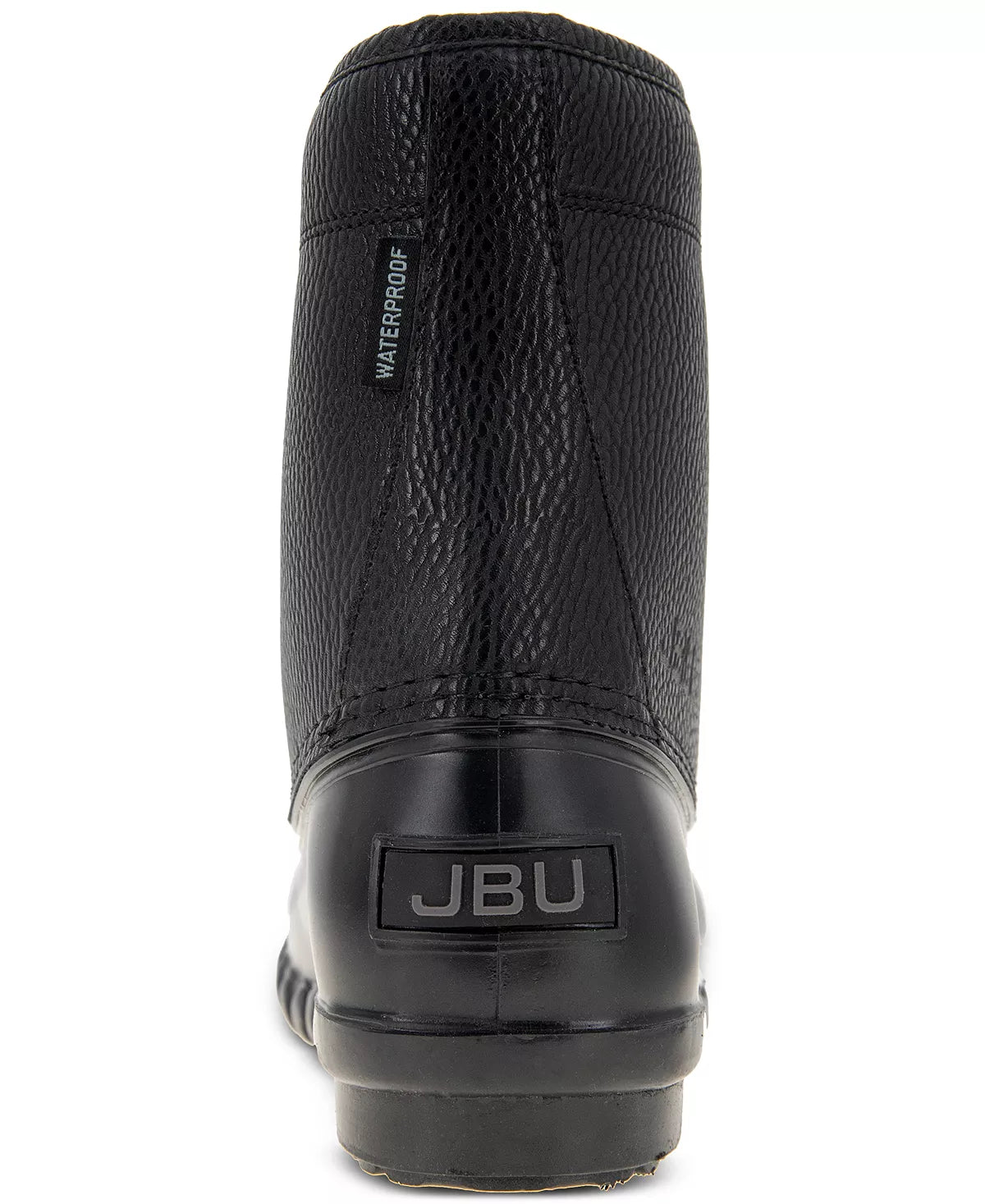 JBU by Jambu Men's Maine Waterproof Round Toe Lace-Up Duck Boot  Color Black Size 12