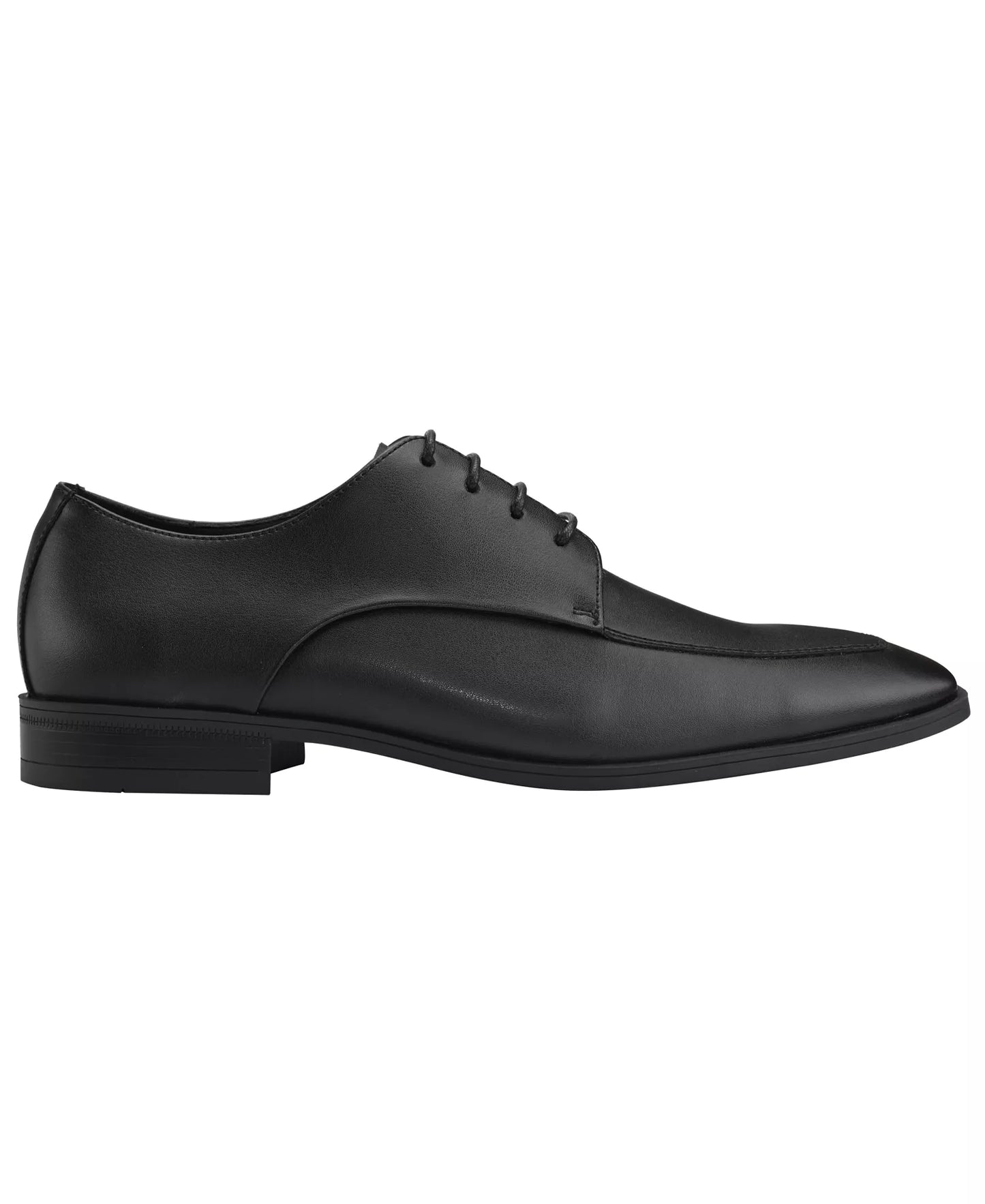 Calvin Klein Men's Malley Lace-Up Dress Oxfords  Black Leather Size 12