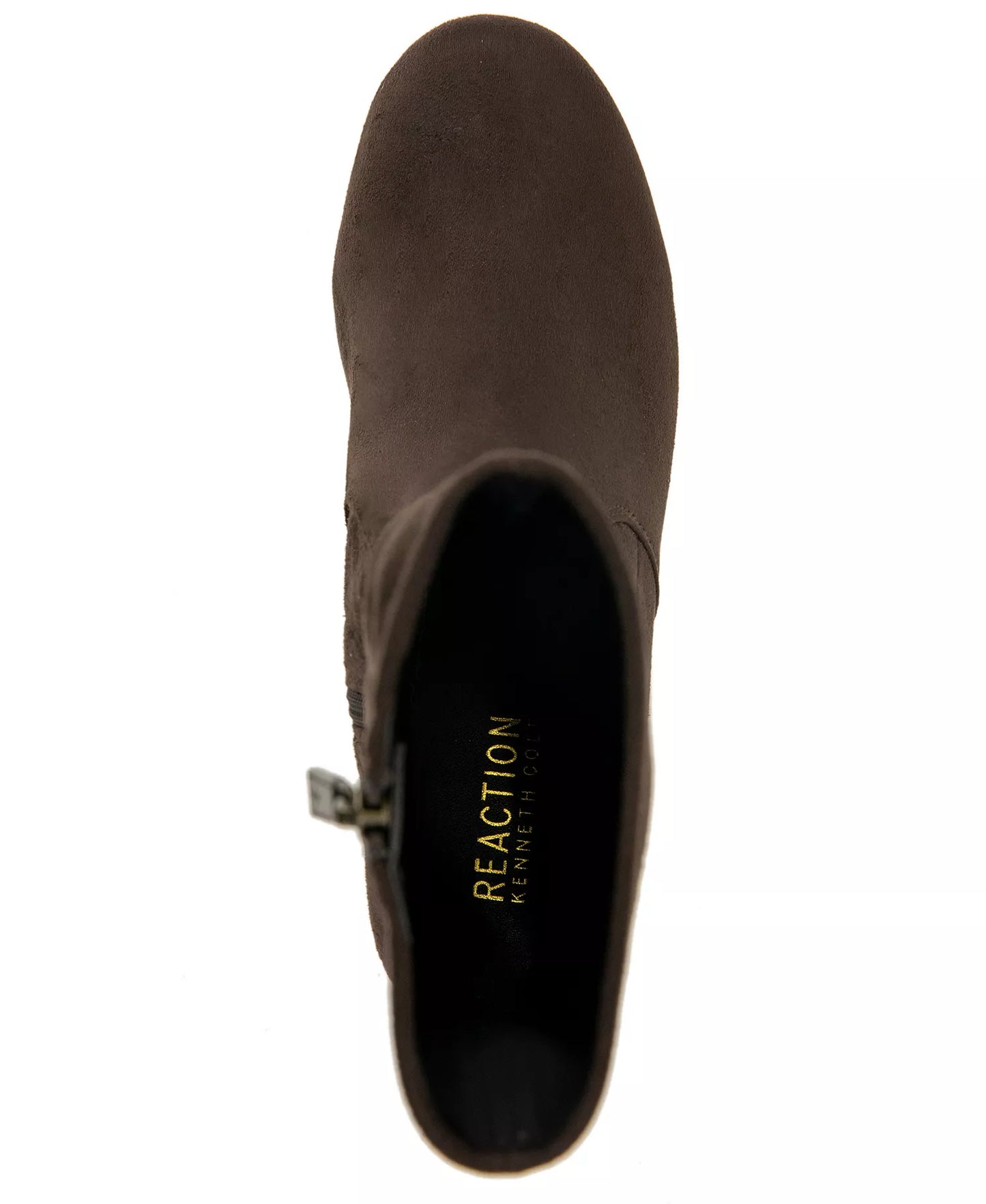Kenneth Cole Reaction Women's Road Stretch Block Heel Booties  Chocolate Size 9