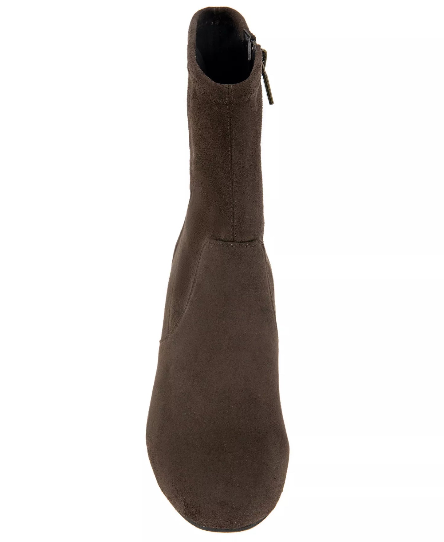 Kenneth Cole Reaction Women's Road Stretch Block Heel Booties  Chocolate Size 9