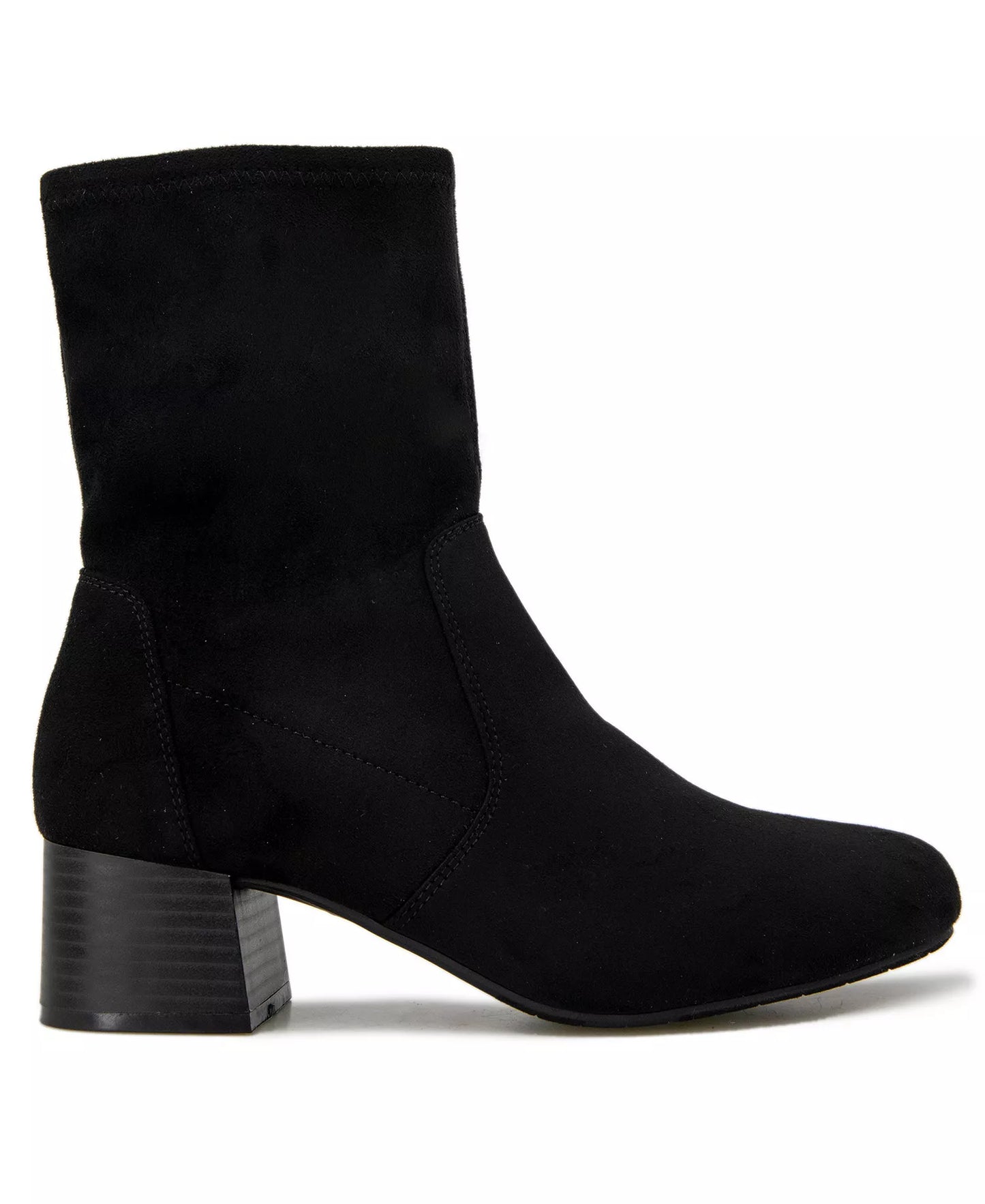 Kenneth Cole Reaction Women's Road Stretch Block Heel Booties  Black Size 5
