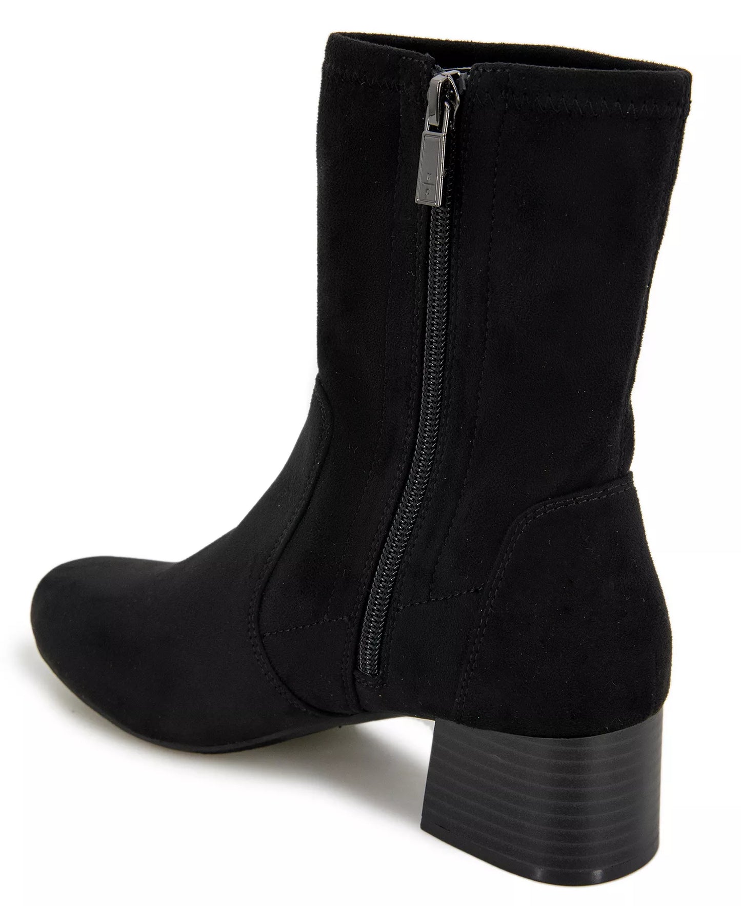Kenneth Cole Reaction Women's Road Stretch Block Heel Booties  Black Size 5