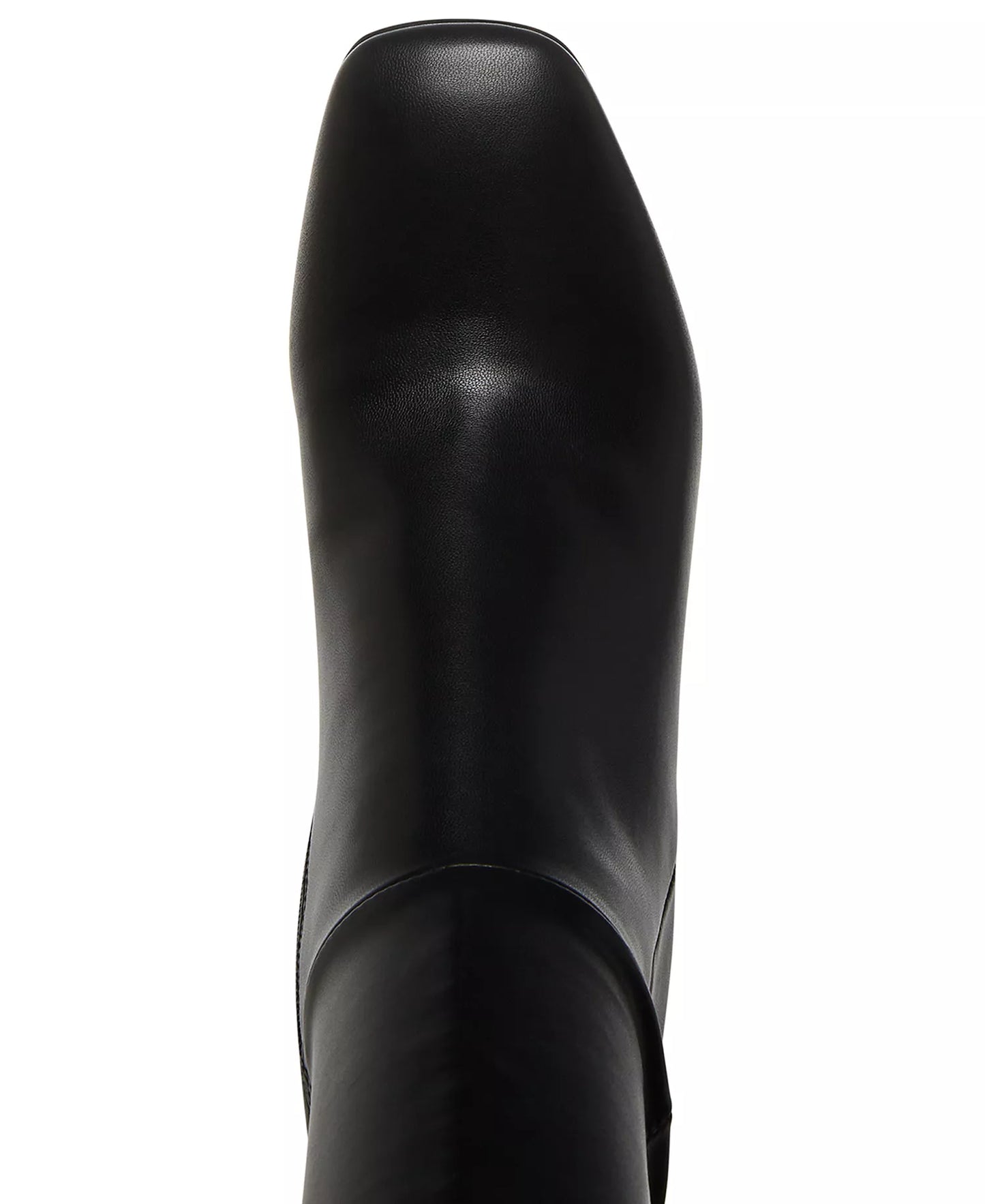 Steve Madden Women's Ally Block-Heel Tall Boots  Black Leather Size 10