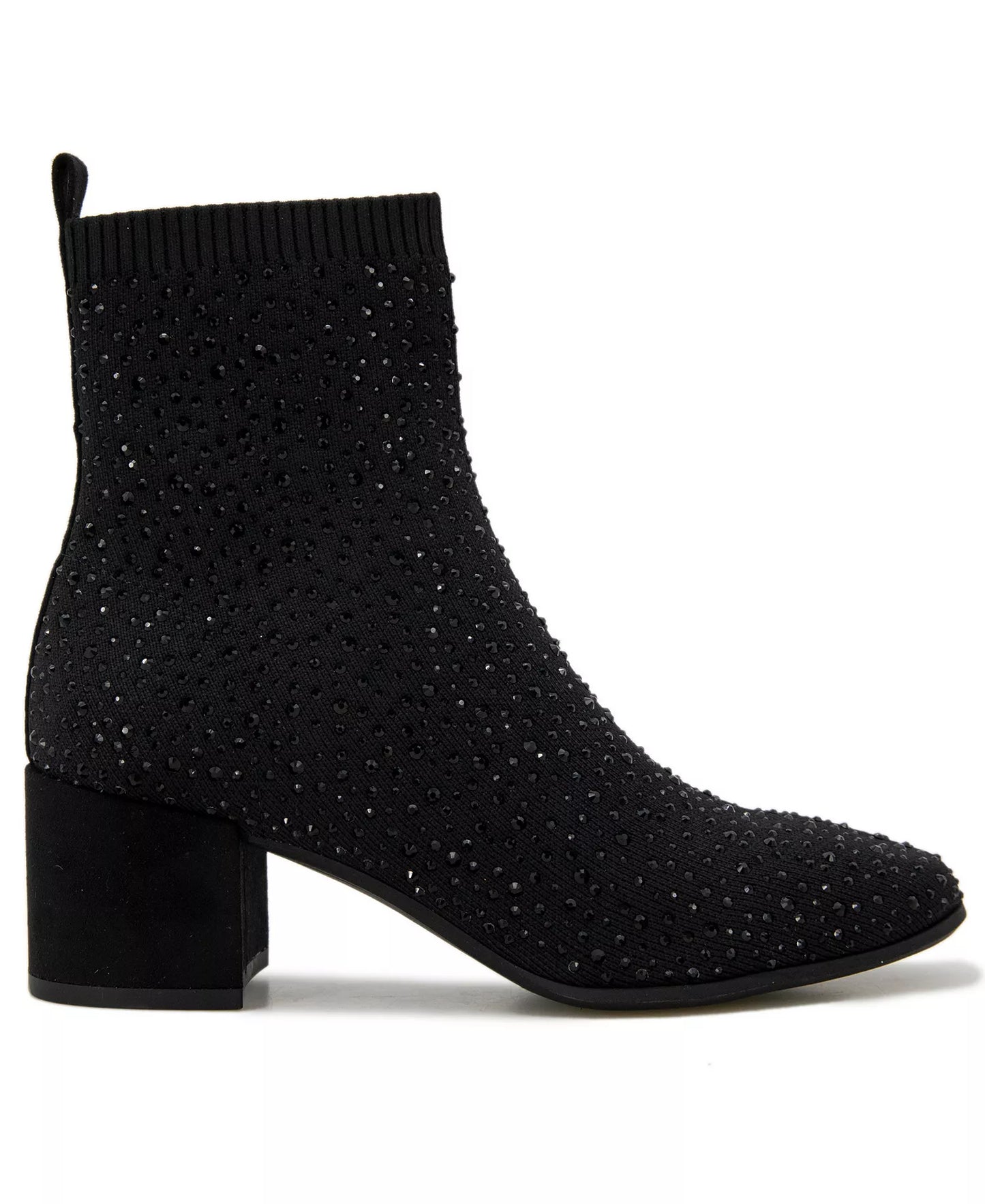Kenneth Cole Reaction Women's Rida Stretch Jewel Dress Booties  Black Size 9.5