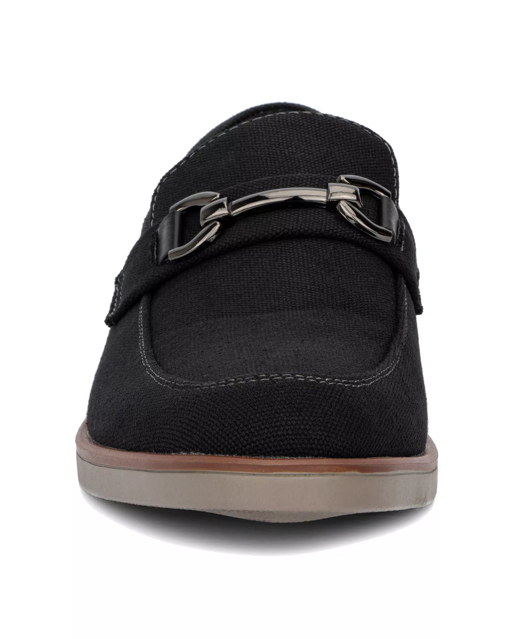 New York & Company Men's Dwayne Almond Casual Loafers  Black Size 10.5