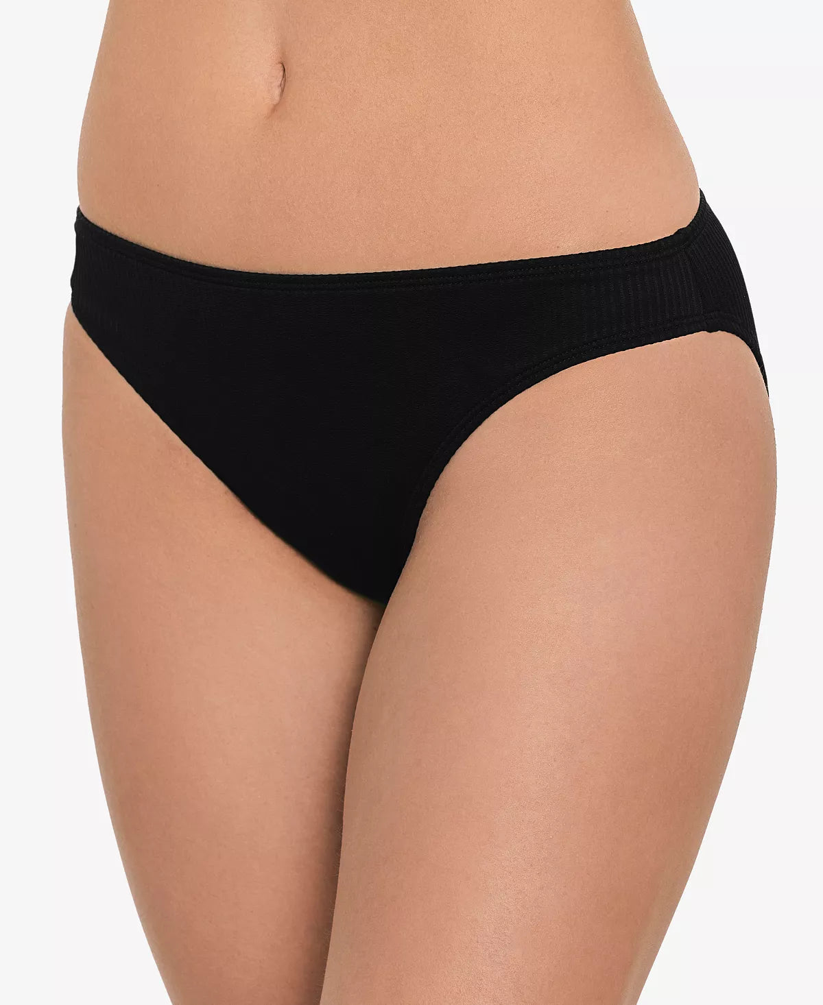 Salt Cove Womens Seersucker Hipster Bottoms  Color Black Size S