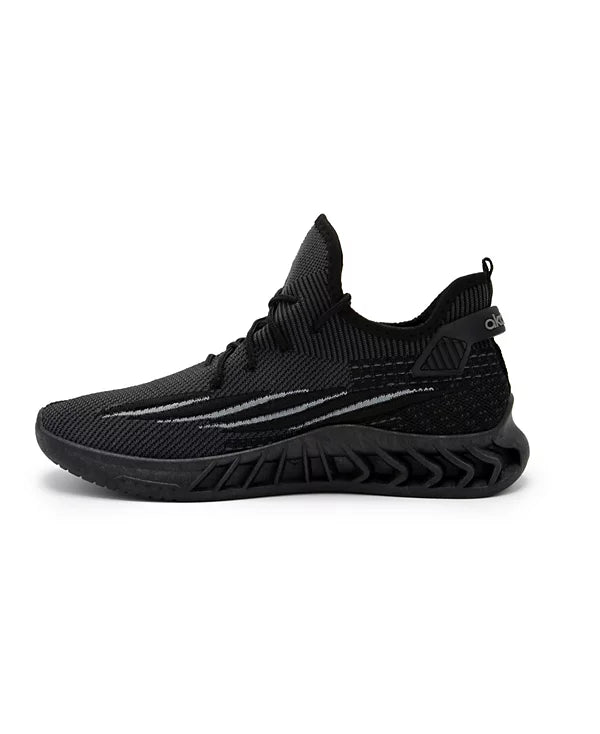 Akademiks Men's Fit 3.0 Knit Jogger Sneakers  Black Size 12