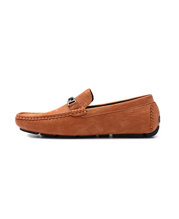 Aston Marc Men's Charter Bit Loafers  Tan Size 10