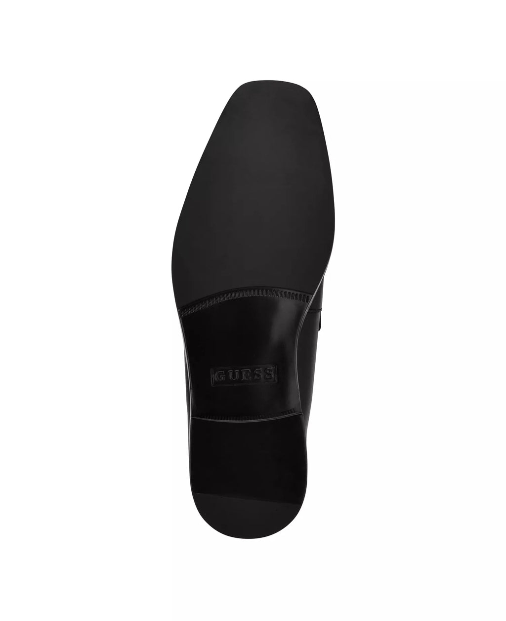 GUESS Men's Hendo Square-Toe Dress Loafers  Smooth Black Size 9