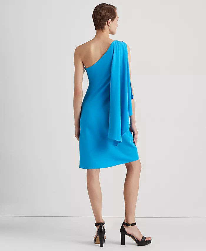 Lauren Ralph Lauren Women's Druzana Sleeveless Cocktail Dress  Color Blaze Ocean Size 10