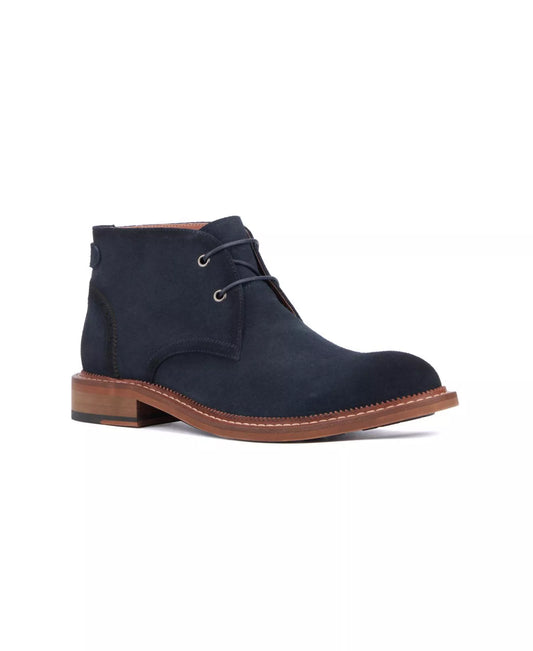 Vintage Foundry Co Men's Milton Suede Chukka Round Toe Boots  Navy Size 10.5