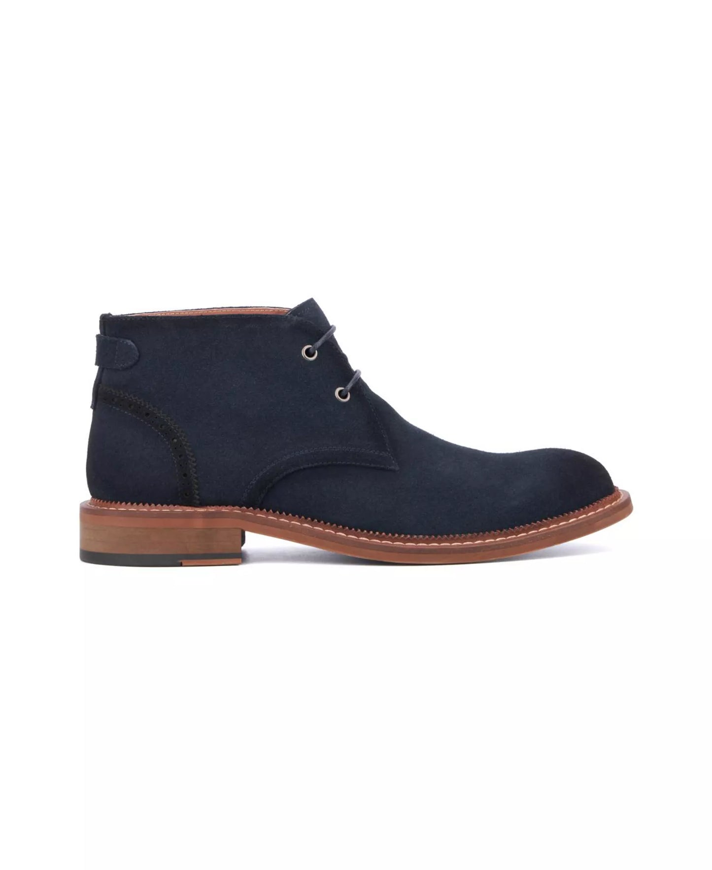 Vintage Foundry Co Men's Milton Suede Chukka Round Toe Boots  Navy Size 10.5