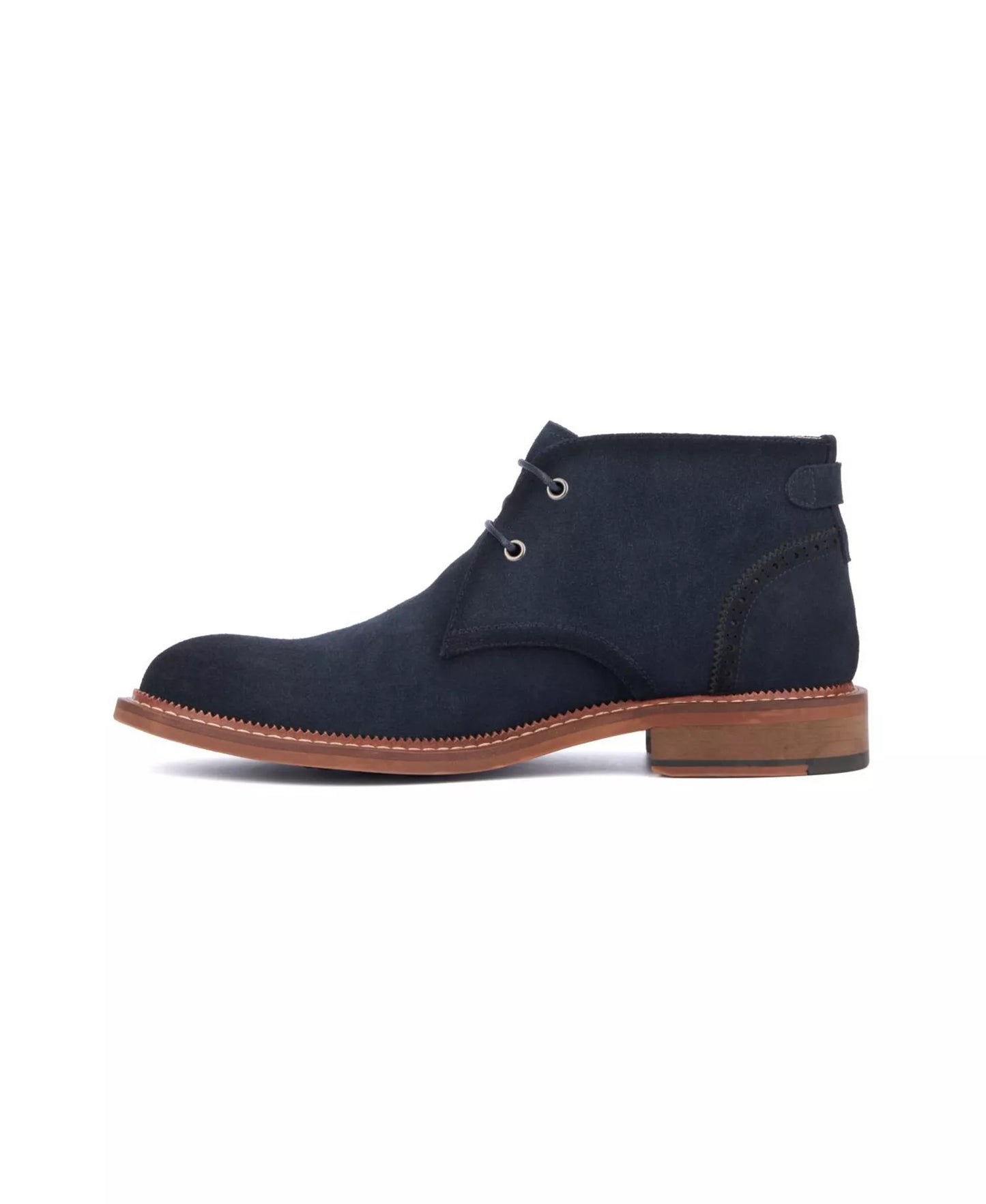 Vintage Foundry Co Men's Milton Suede Chukka Round Toe Boots  Navy Size 10.5