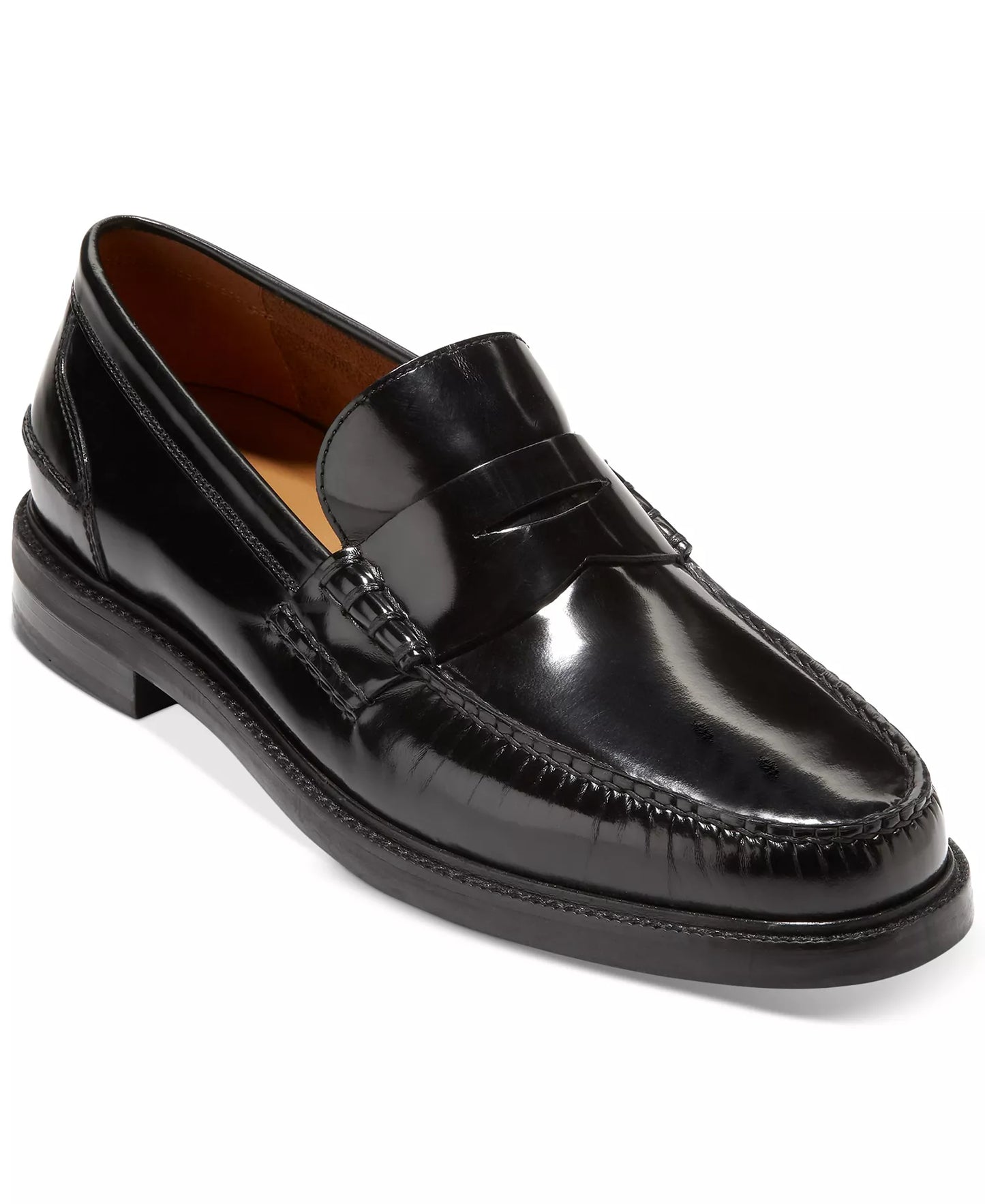 Cole Haan Men's Pinch Prep Penny Loafers  Black Brushoff Size 11.5