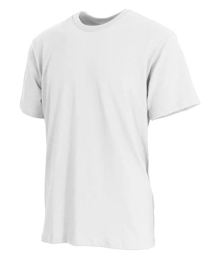 Men's Short Sleeve Crew Neck Classic T-shirt  White Size S