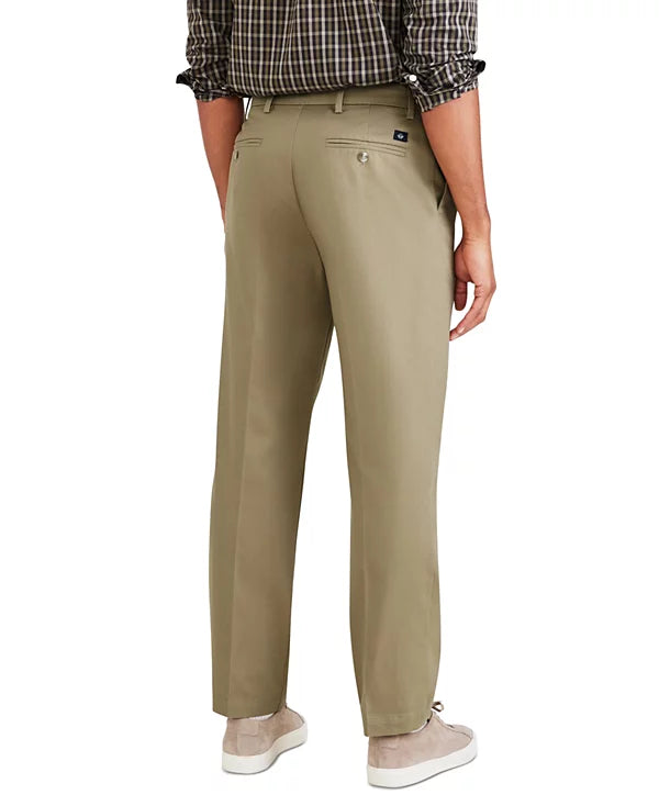 Dockers Men's Signature Classic Fit Pleated Pants  New British Khaki W38xL29