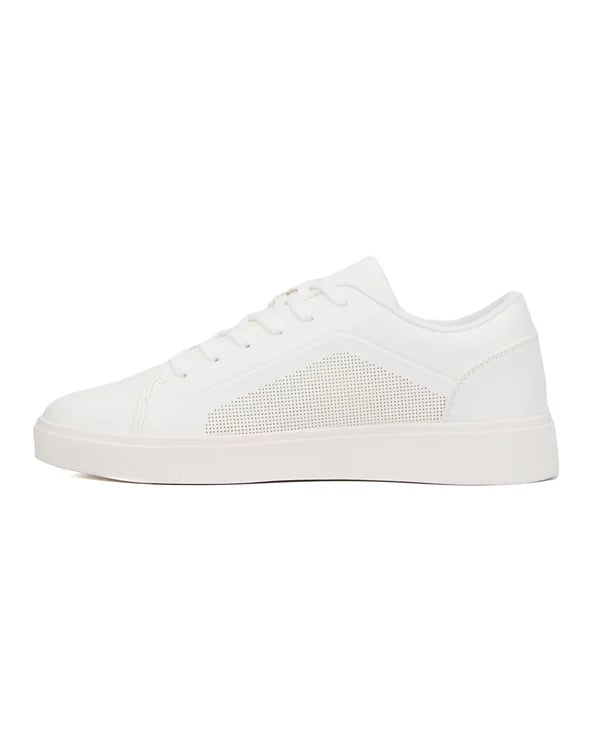 New York & Company Men's Rupertin Low Top Sneakers  White Size 11