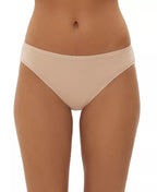 GAP Women's 3-Pk Bikini Underwear  Neutral Pink/Light Heather Grey/Black Size XS