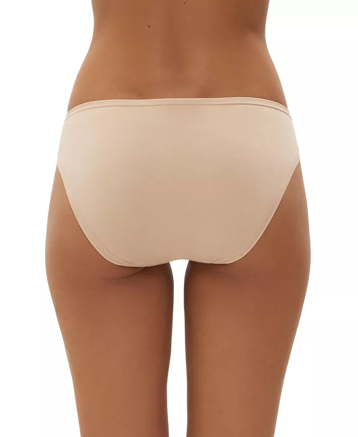 GAP Women's 3-Pk Bikini Underwear  Neutral Pink/Light Heather Grey/Black Size XS