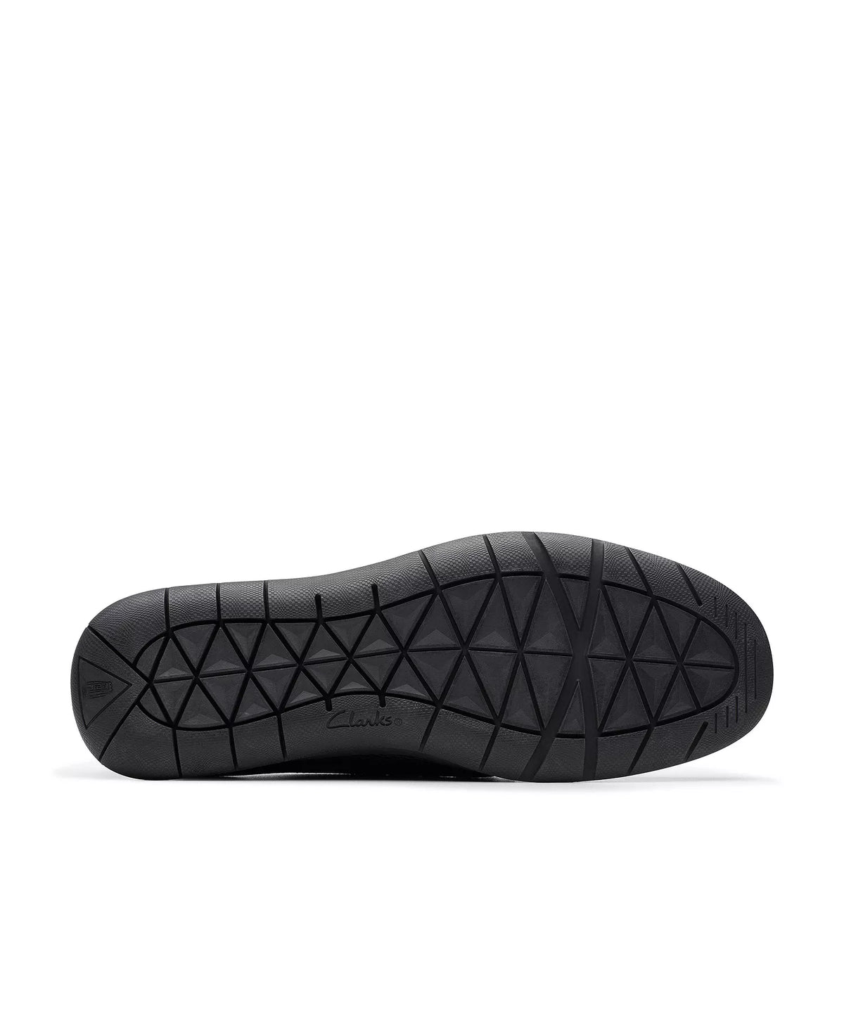 Clarks Men's Flexway Step Slip On Shoes Black Tumbled Leather Size 9