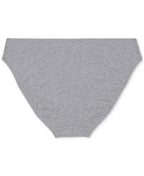 GAP Women's 3-Pk Bikini Underwear  Neutral Pink/Light Heather Grey/Black Size XS