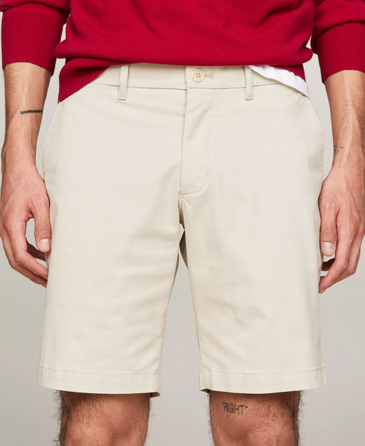 Tommy Hilfiger Men's Brooklyn 1985 9" Shorts  Bleached Stone Size 34