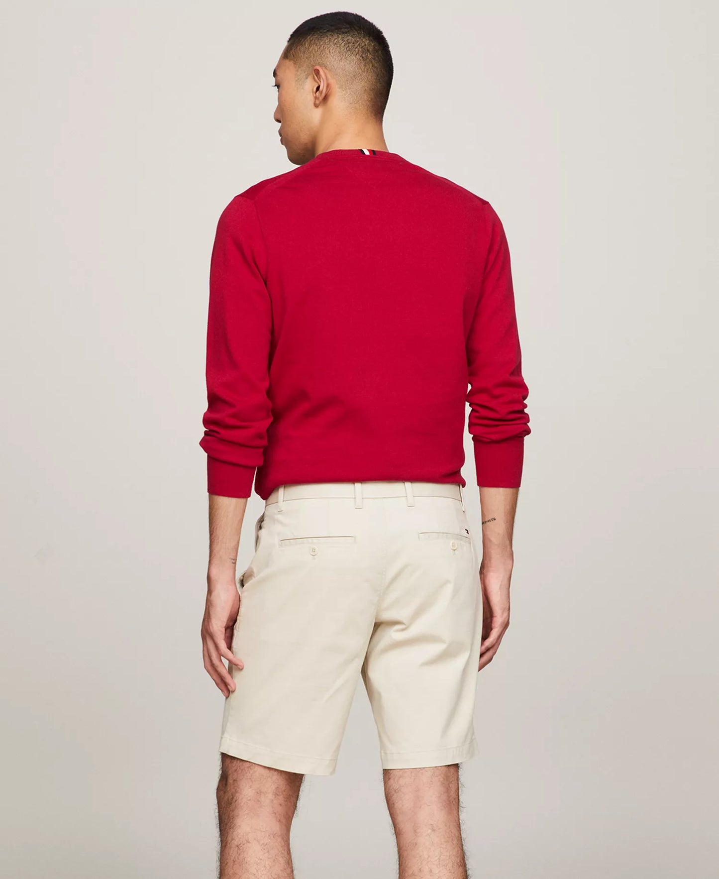 Tommy Hilfiger Men's Brooklyn 1985 9" Shorts  Bleached Stone Size 34